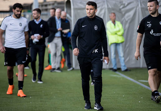 Landskronas assisterande tränare Fahrudin Karisik
