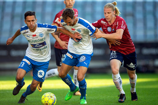 Värnamos Predrag Randelovic och Alexander Henningsson och