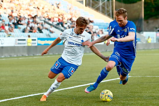 Norrköpings Arnór Sigurdsson och Sundsvalls David Myrestam