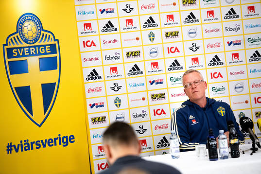 Sveriges förbundskapten Janne Andersson