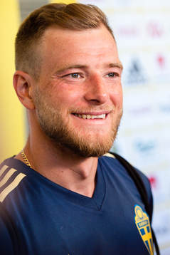 John Guidetti i Mixed zone