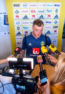 John Guidetti i mixed zone