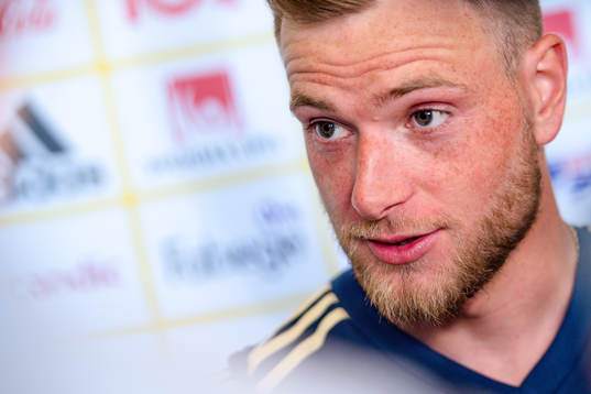 John Guidetti i mixed zone