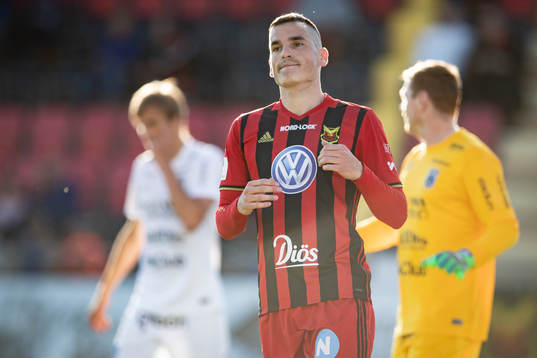 Östersunds Dino Islamovic deppar