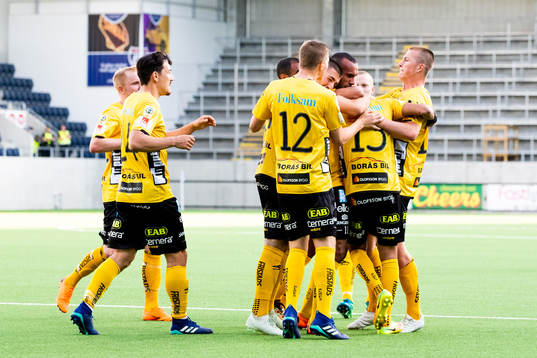 Elfsborgs spelare jublar