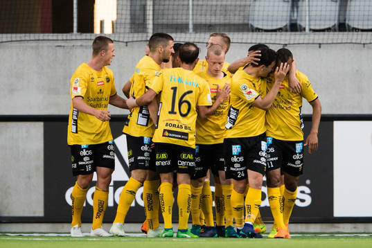 Elfsborgs spelare jublar