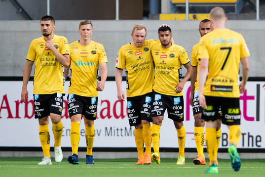 Elfsborgs Simon Lundevall jublar