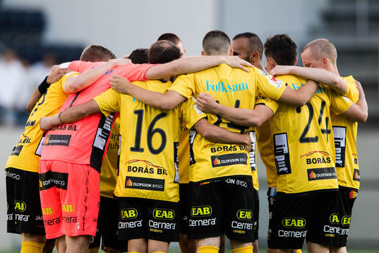 Elfsborgs spelare samlar sig