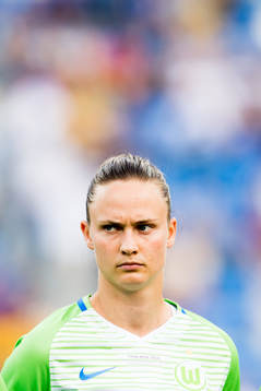 Caroline Graham Hansen of Wolfsburg