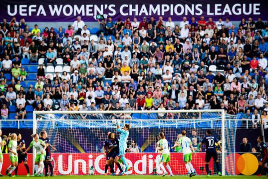 Goalkeeper Sarah Bouhaddi of Lyon