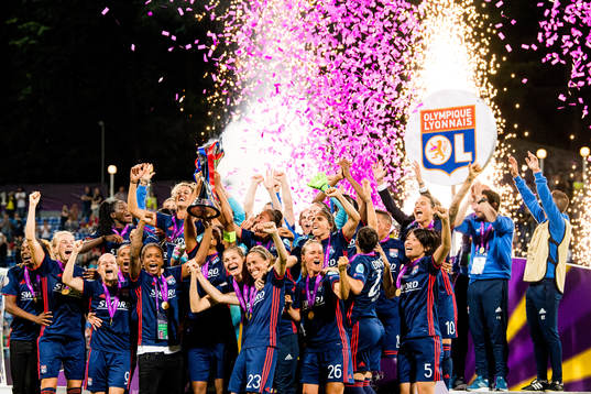 Ada Hegerberg, Eugénie Le Sommer, Wendie Renard, Camille
