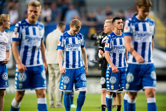 IFK Göteborgs Victor Wernersson och Giorgi Kharaishvili