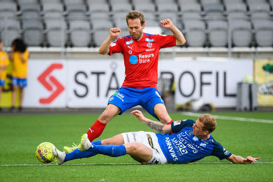 Helsingborgs Anders Degn Randrup och Norrbys Nicklas