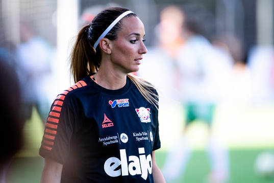 Linköpings Kosovare Asllani före fotbollsmatchen i