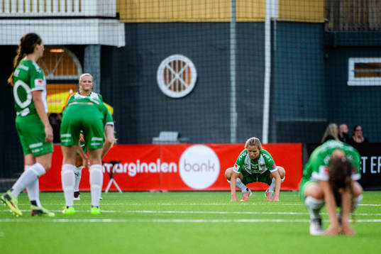 Hammarbys spelare deppar