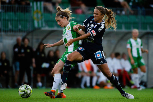 Hammarbys Elise Kellond-Knight och Linköpings Filippa