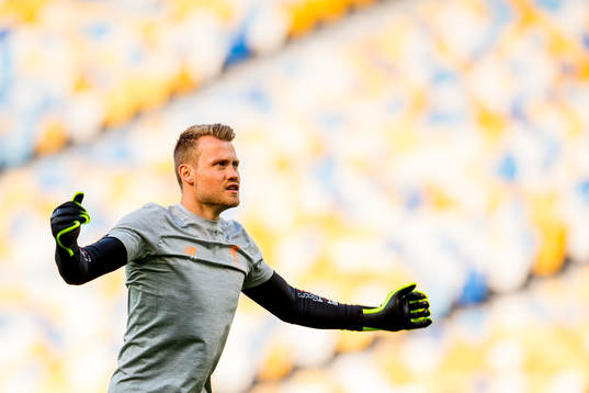 Goalkeeper Simon Mignolet of Liverpool