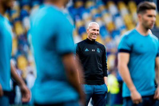 Zinedine Zidane, head coach of Real Madrid