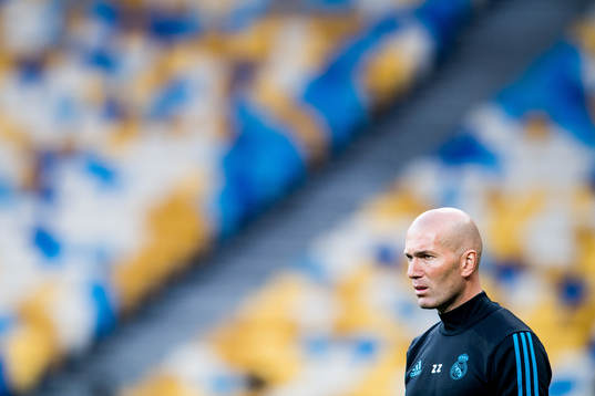 Zinedine Zidane, head coach of Real Madrid