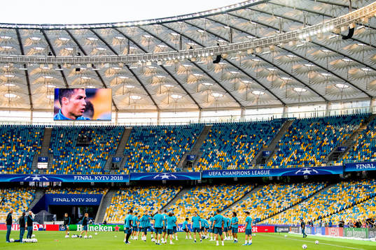 General view of NSC Olimpiyskiy stadium