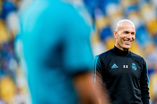 Zinedine Zidane, head coach of Real Madrid
