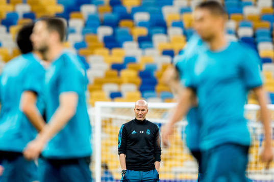 Zinedine Zidane, head coach of Real Madrid