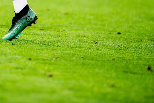The Nike football shoe of Cristiano Ronaldo of Real Madrid