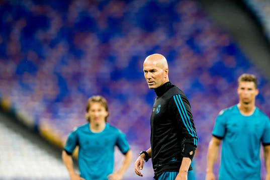 Zinedine Zidane, head coach of Real Madrid