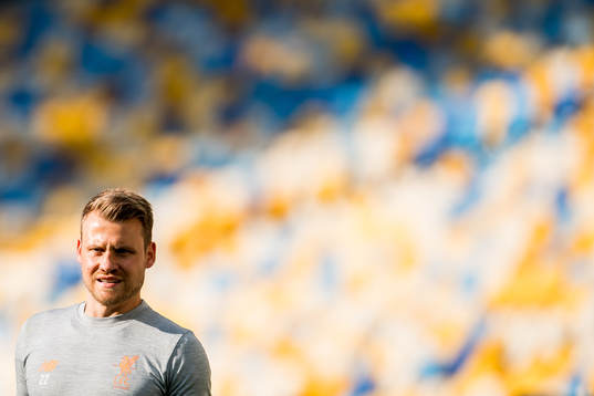 Goalkeeper Simon Mignolet of Liverpool