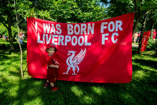 A Liverpool supporter
