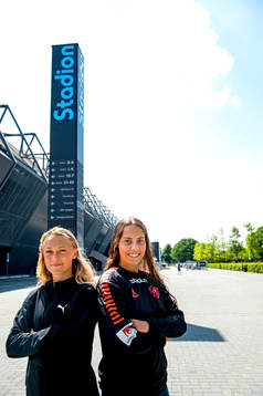 Rosengårds Hanna Bennison och Limhamn Bunkeflos Elisa Lang