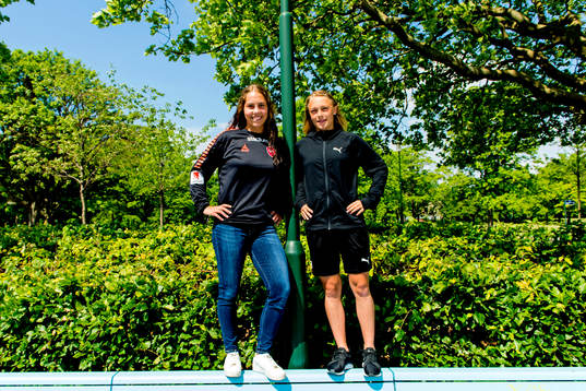 Limhamn Bunkeflos Elisa Lang Nilsson och Rosengårds Hanna