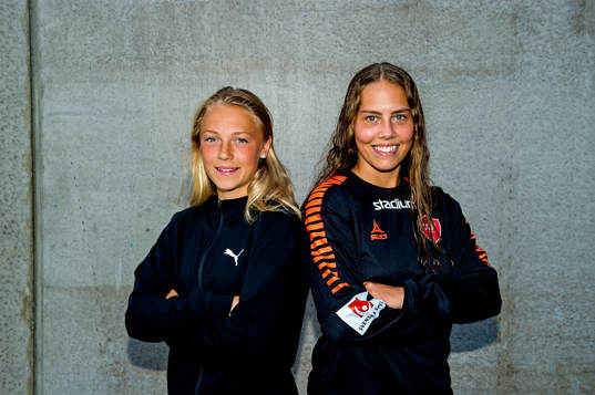 Rosengårds Hanna Bennison och Limhamn Bunkeflos Elisa Lang