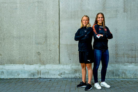 Rosengårds Hanna Bennison och Limhamn Bunkeflos Elisa Lang