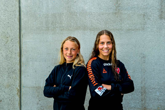 Rosengårds Hanna Bennison och Limhamn Bunkeflos Elisa Lang