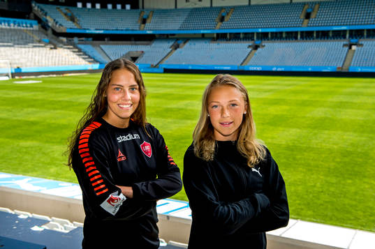 Limhamn Bunkeflos Elisa Lang Nilsson och Rosengårds Hanna