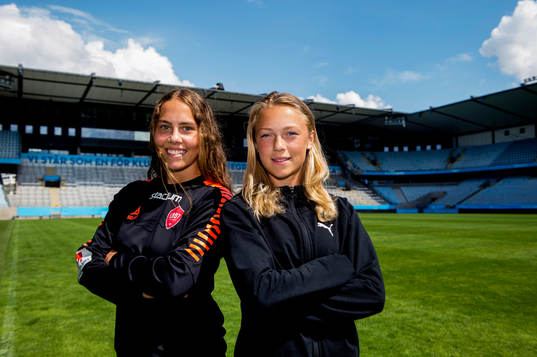 Limhamn Bunkeflos Elisa Lang Nilsson och Rosengårds Hanna