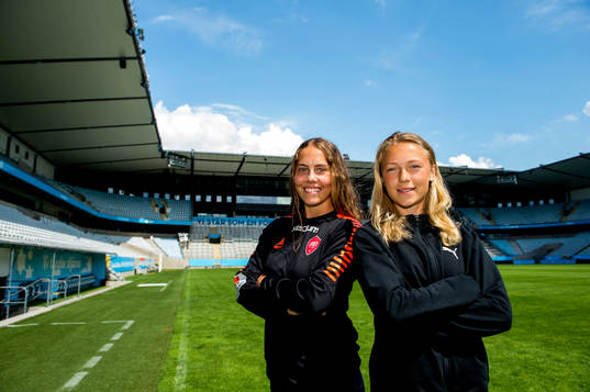 Limhamn Bunkeflos Elisa Lang Nilsson och Rosengårds Hanna
