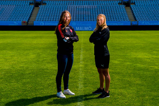 Limhamn Bunkeflos Elisa Lang Nilsson och Rosengårds Hanna