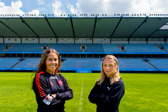 Limhamn Bunkeflos Elisa Lang Nilsson och Rosengårds Hanna