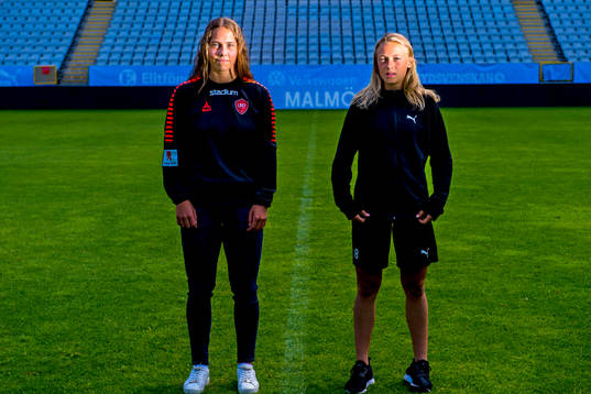 Limhamn Bunkeflos Elisa Lang Nilsson och Rosengårds Hanna