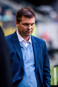 Norrköpings tränare Jens Gustafsson före