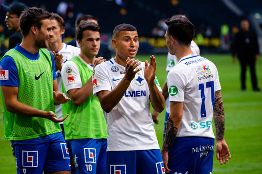 Norrköpings Jordan Larsson  tackar publiken
