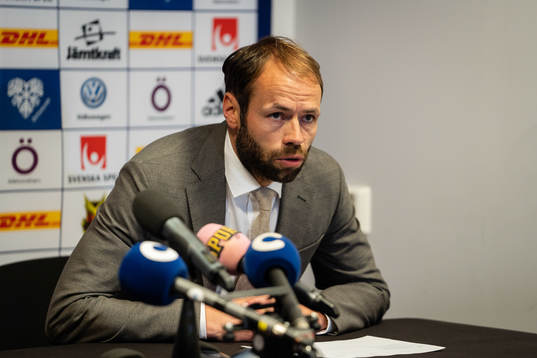 Häckens tränare Andreas Alm
