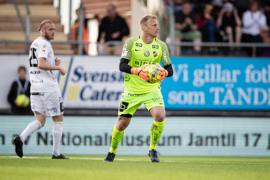 Häckens målvakt Peter Abrahamsson
