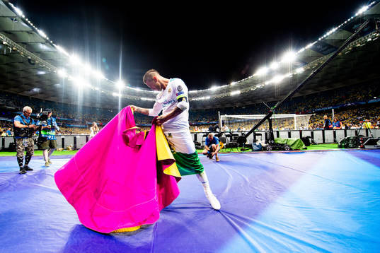 Sergio Ramos of Real Madrid celebrates