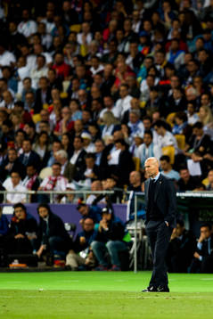Zinedine Zidane, head coach of Real Madrid