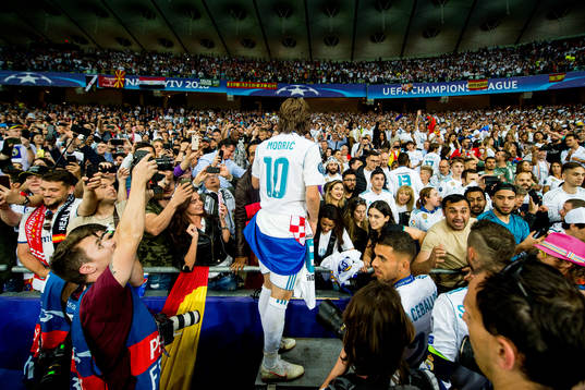Luka Modric of Real Madrid