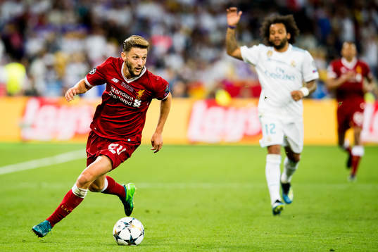 Adam Lallana of Liverpool