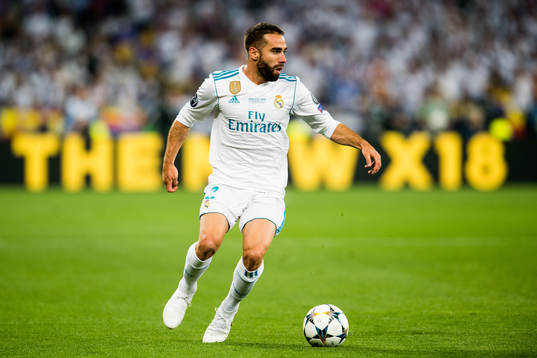 Dani Carvajal of Real Madrid